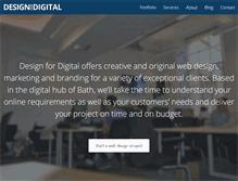 Tablet Screenshot of designfordigital.com